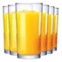 Jogo De Copos De Vidro Long Drink Para Água E Suco 255ml 6pcs Ruvolo