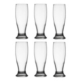 Jogo De Copos Vidro Cerveja Bar Nadir Munich 300ml 6 Unid Cor Transparente