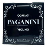 Jogo De Cordas Paganini Para Violino 3 4 Ou 4 4 Aço Pe950