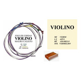 Jogo De Cordas Para Violino 4 4 Mauro Calixto Breu