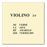 Jogo De Cordas Para Violino Mauro Calixto 4 4 Mcvi padrão 