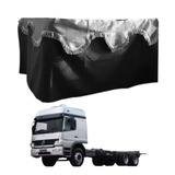 Jogo De Cortina Cetim Caminhão Mb Atego 3 Peças