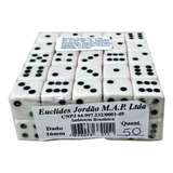 Jogo De Dado 16mm  1 6cm  50 Unid    Ej Games C  Nfe