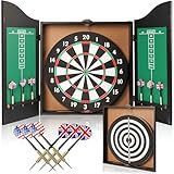 Jogo De Dardos 100 50 63cm Jogo De Dardos Profissional Dupla Face Com 6 Dardos Conjunto De Dardos Profissional Com Alvo De Dardos E ArmáRio Sisal Steel Dardos Dardo Jogo De Dardos Com Alvo