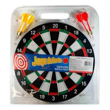 Jogo De Dardos 30cm X 12m Dupla Face 1 Tabuleiro E 4 Dardos