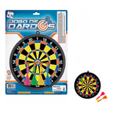 Jogo De Dardos Com Alvo Plástico Brinquedo Infantil kit 5un