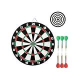 Jogo De Dardos Dupla Face Alvo Duplo Dardos Com Ponta De Ferro - Com 4 Dardos