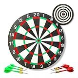 Jogo De Dardos Profissional Grande Alvo Certo 6 Dardos Grande Tiro Ao Alvo Dupla Face Tabuleiro