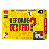 Jogo De Desafios Verdade Ou Desafio 112 Cartas P Jogar