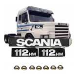 Jogo De Emblemas Scania 112hw Frontal Lateral