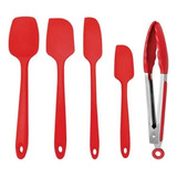 Jogo De Espátulas Pegador Silicone Bolo Confeitaria Unyhome