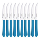 Jogo De Facas Serra Tramontina Cozinha Churrasco Inox 10pçs