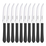 Jogo De Facas Serra Tramontina Cozinha Churrasco Inox 10pçs