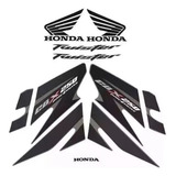 Jogo De Faixas Adesivo Honda Cbx250 Twister Cinza Ano 2008