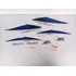 Jogo De Faixas Suzuki Yes 125 2008 Azul Lbm