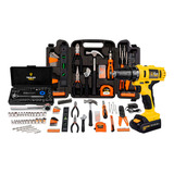 Jogo De Ferramentas 169 Peças Com Maleta E Furadeira Parafusadeira Sem Fio A Bateria Tb 12e 12v 3 8 10mm The Black Tools