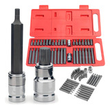 Jogo De Ferramentas Bit Torx Alen multidentado 40 Pcs 6840 Cor Vermelho
