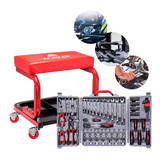 Jogo De Ferramentas Kit 110 Peças Banqueta Banquinho
