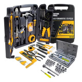 Jogo De Ferramentas Kit 129 Peças C Maleta Fasterr 40 Pcs