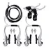 Jogo De Freio V break Nylon C  Manete   Cabos Kit Completo