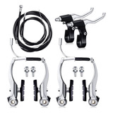 Jogo De Freio V break Nylon C Manete Cabos Kit Completo