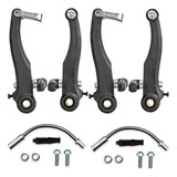 Jogo De Freios Bicicleta V brake Em Nylon Dianteiro traseiro