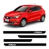 Jogo De Friso Lateral Borrachão Fiat Argo 2018 2019 2020 - 