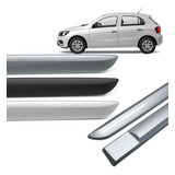 Jogo De Friso Lateral Gol G5 G6 G7 G8 Branco Cristal Slim