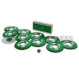 Jogo De Futebol De Botão Klopf Verde E Branco Cód- 4094