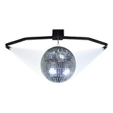 Jogo De Globo Espelhado 25cm Motor E Canhão Led Deltrônica