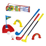 Jogo De Golfe Com Sacola E Acessórios Brinquedo Infantil