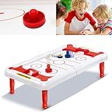 Jogo De Hóquei Mesa Pequeno Portátil 1 Disco 2 Empurradores BRINQUEDO TABULEIRO MINI HOCKEY AIR INFANTIL COMPLETO COM PÉZINHO 43 24 CM