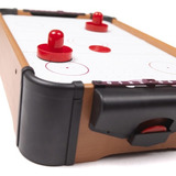 Jogo De Hóquei Mesa Pequeno Portátil 2 Discos Empurradores