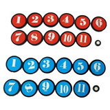 Jogo De Imãs Grandes Para Prancheta Tática Magnética Futebol
