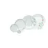 Jogo De Jantar & Chá Porcelana Schmidt 20 Peças Completo Cor Branco/rosa