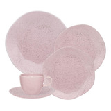 Jogo De Jantar Ryo Pink Sand 30 Peças Oxford Cor Rosa