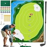 Jogo De Lascar De Golfe Conjunto De Jogos De Golfe Tapete De Treinamento De Golfe Tapetes De Treino De Golfe Para Ambientes Internos E Externos Adultos Família Crianças Quintal Festa Jogos 