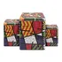 Jogo De Latas 3pçs Rb22 Romero Britto