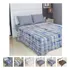 Jogo De Lençol Cama Queen Size 4 Peças Malha 100% Algodão Cozzilar Toque Macio Hotel Pousada Modelo 11