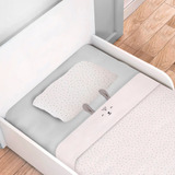 Jogo De Lençol Mini Cama Montessoriana Não Forma Bolinha Cor Coelhinho
