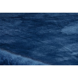 Jogo De Lençol Plush Casal Padrão 3 Peças Cor Azul marinho Desenho Do Tecido Cores Lisas