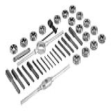 Jogo De Macho E Cossinete Tarraxa Profissional Com 40 Peças