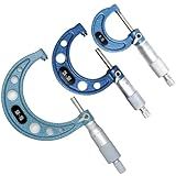 Jogo De Micrômetros Externos 0 A 75mm KIT Com 3 Peças