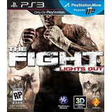 Jogo De Move The Fight Lights Out Exclusivo Sony Para Ps3