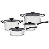 Jogo De Panelas Com Revestimento Interno Cermico Tramontina Solar 65120026 Inox