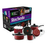 Jogo De Panelas Rochedo Smart 6 Peças Com Panela De Pressão