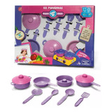 Jogo De Panelinhas Super Chef Kit 10 Pçs Infantil Brinquedos