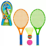 Jogo De Peteca 2 Raquetes 1 Bola 1 Peteca Brinquedo Infantil