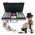 Jogo De Poker C  Maleta Fichas Coloridas 300un Luatek