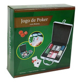 Jogo De Poker Com Maleta 100 Fichas Profissional